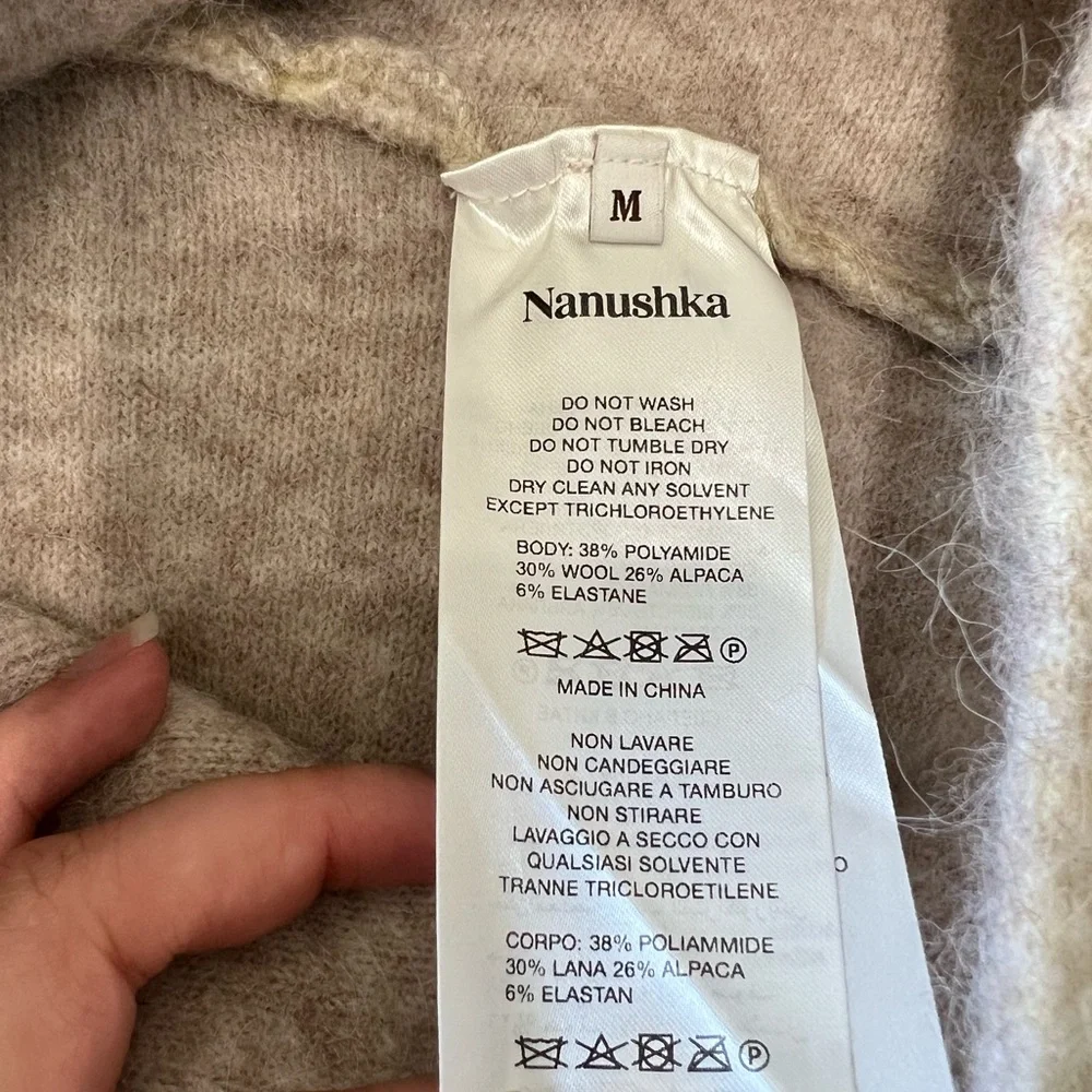 FINAL. NWT Nanushka Cape - Picture 8 of 9